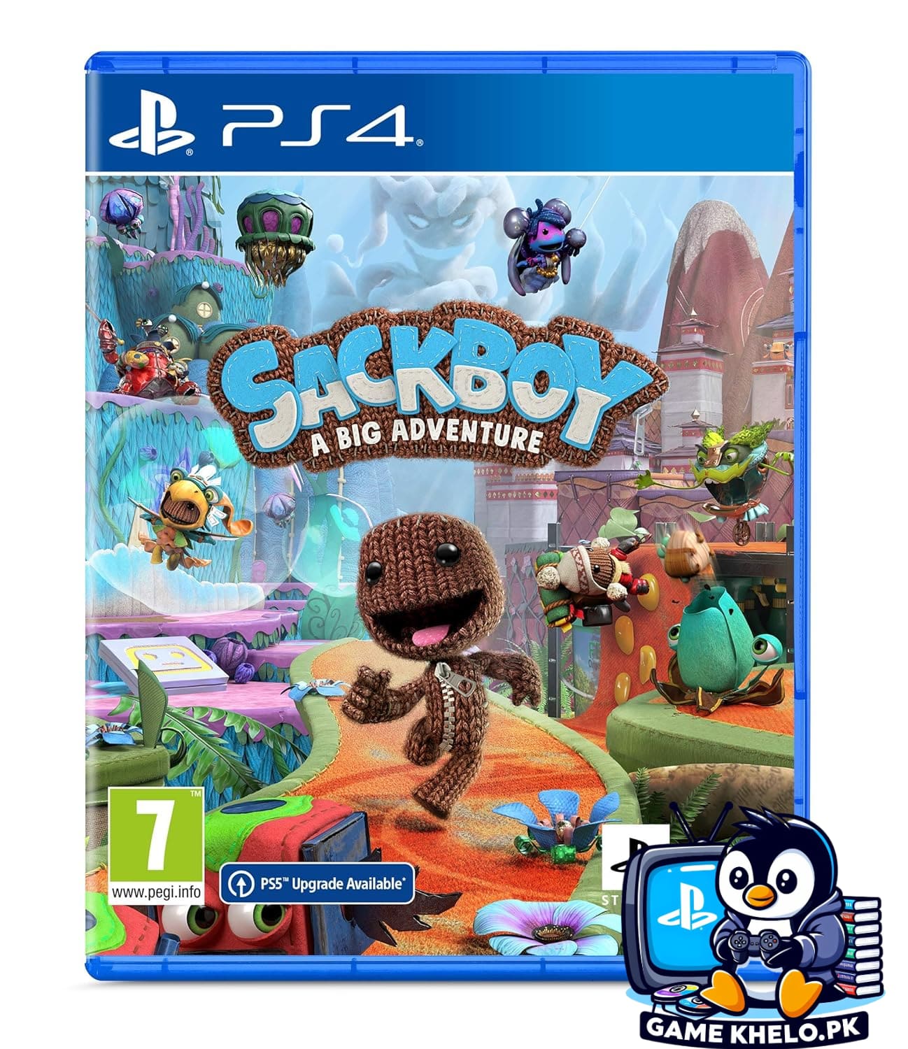 GameKhelo Islamabad verified pre-owned Sackboy A Big Adventure PS4 disc