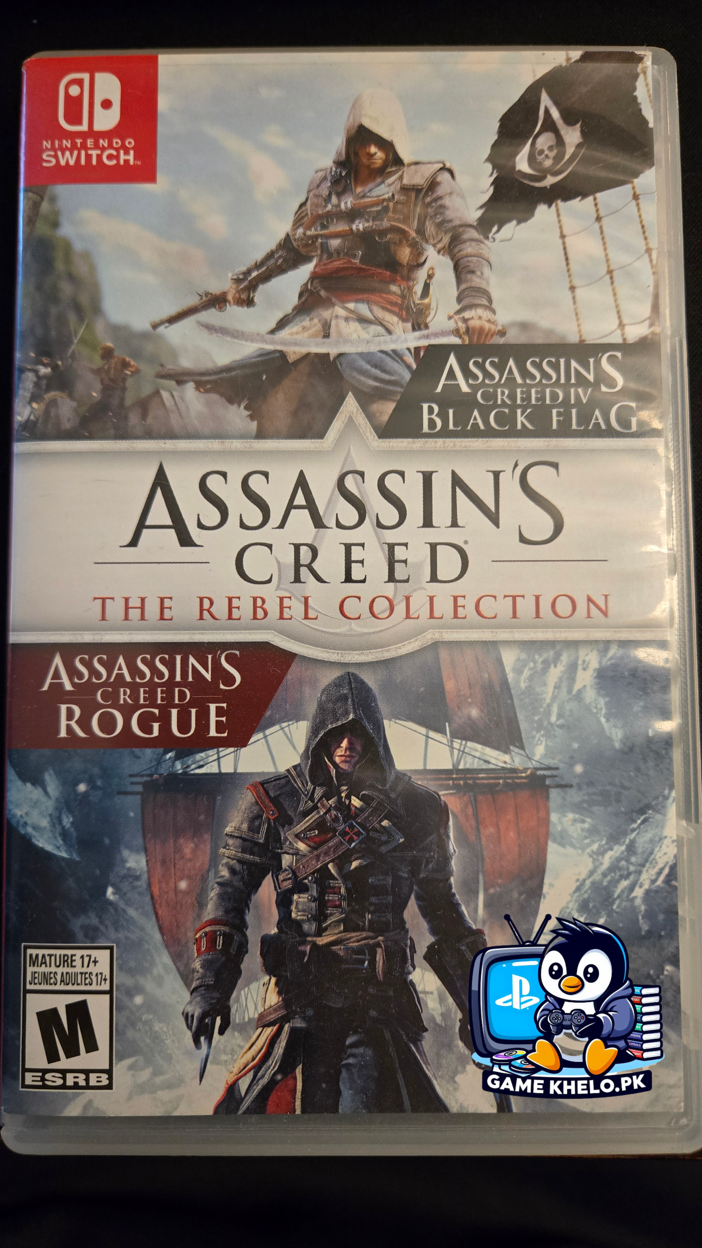Pre-owned Assassin's Creed The Rebel Collection Nintendo Switch game on GameKhelo Pakistan