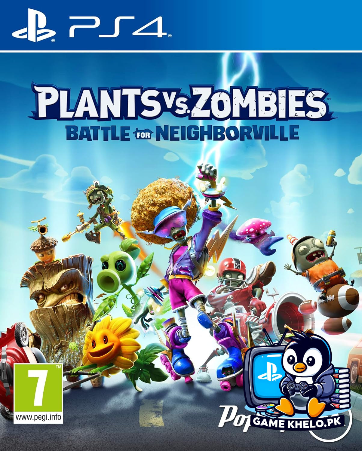 Used PS4 Plants vs Zombies Battle For Neighborville game case - authentic PlayStation 4 game with GameKhelo 3-day warranty Pakistan