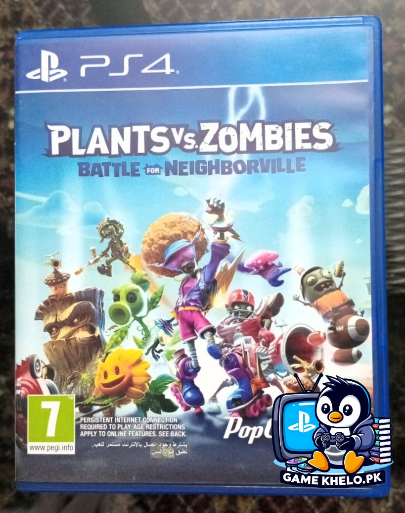 Used PS4 Plants vs Zombies Battle For Neighborville game case - authentic PlayStation 4 game with GameKhelo 3-day warranty Pakistan 2