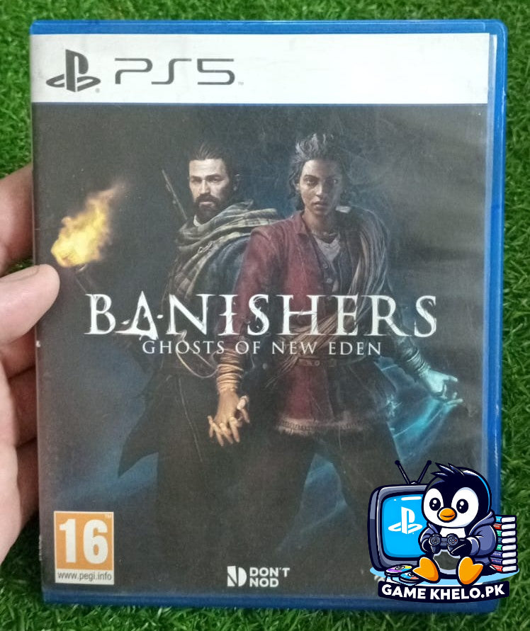 Used PS5 copy of Banishers: Ghosts of New Eden in excellent condition with original case - tested and guaranteed by GameKhelo Pakistan