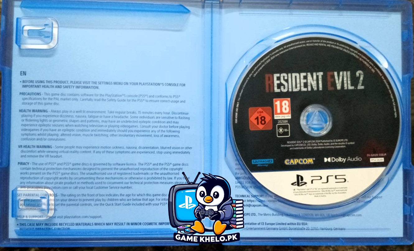 Used Resident Evil 2 disc – PS5 version with home delivery in Pakistan 4