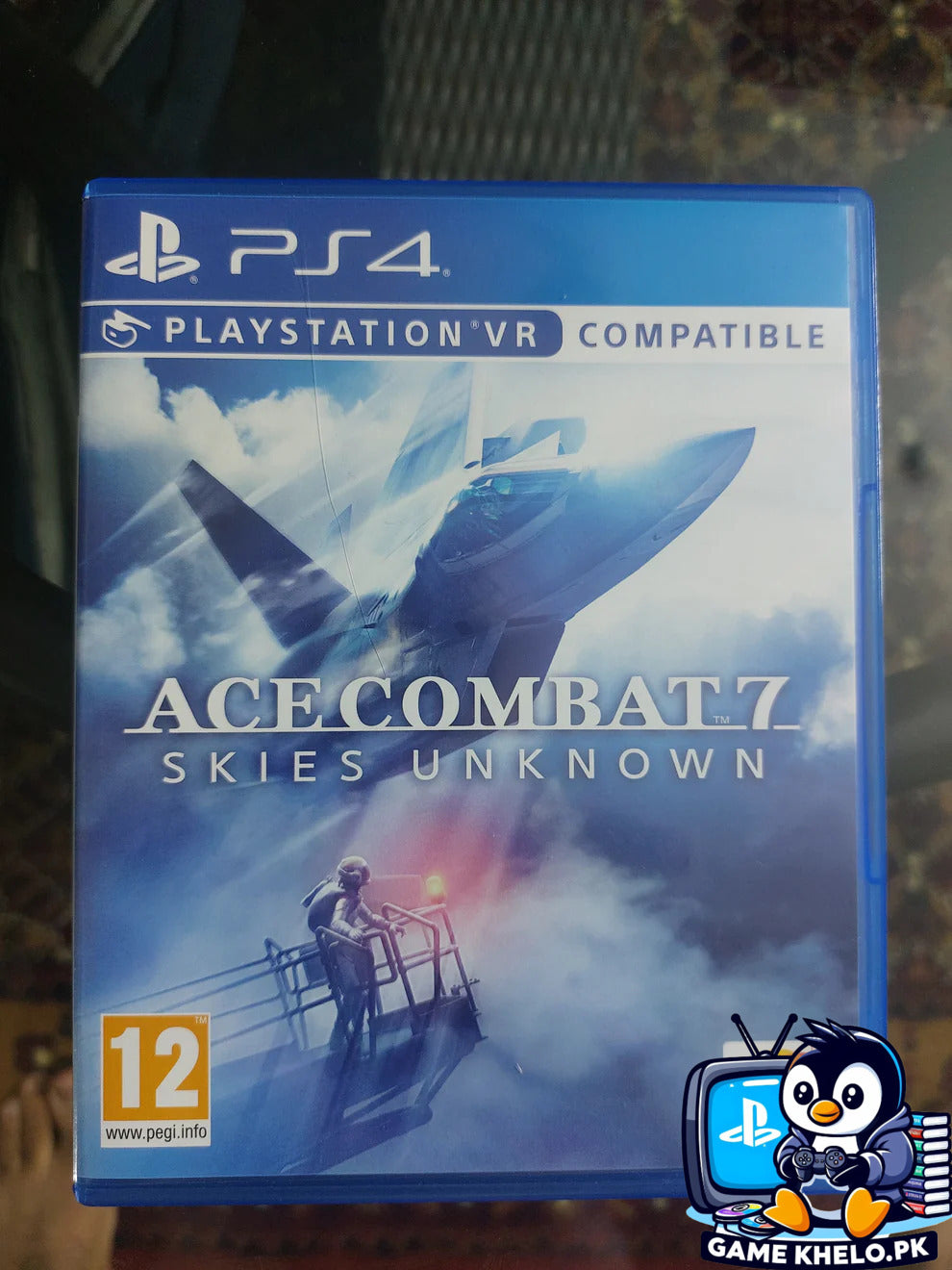 Ace Combat 7 Skies Unknown PS4 Front Cover - Game Khelo Islamabad