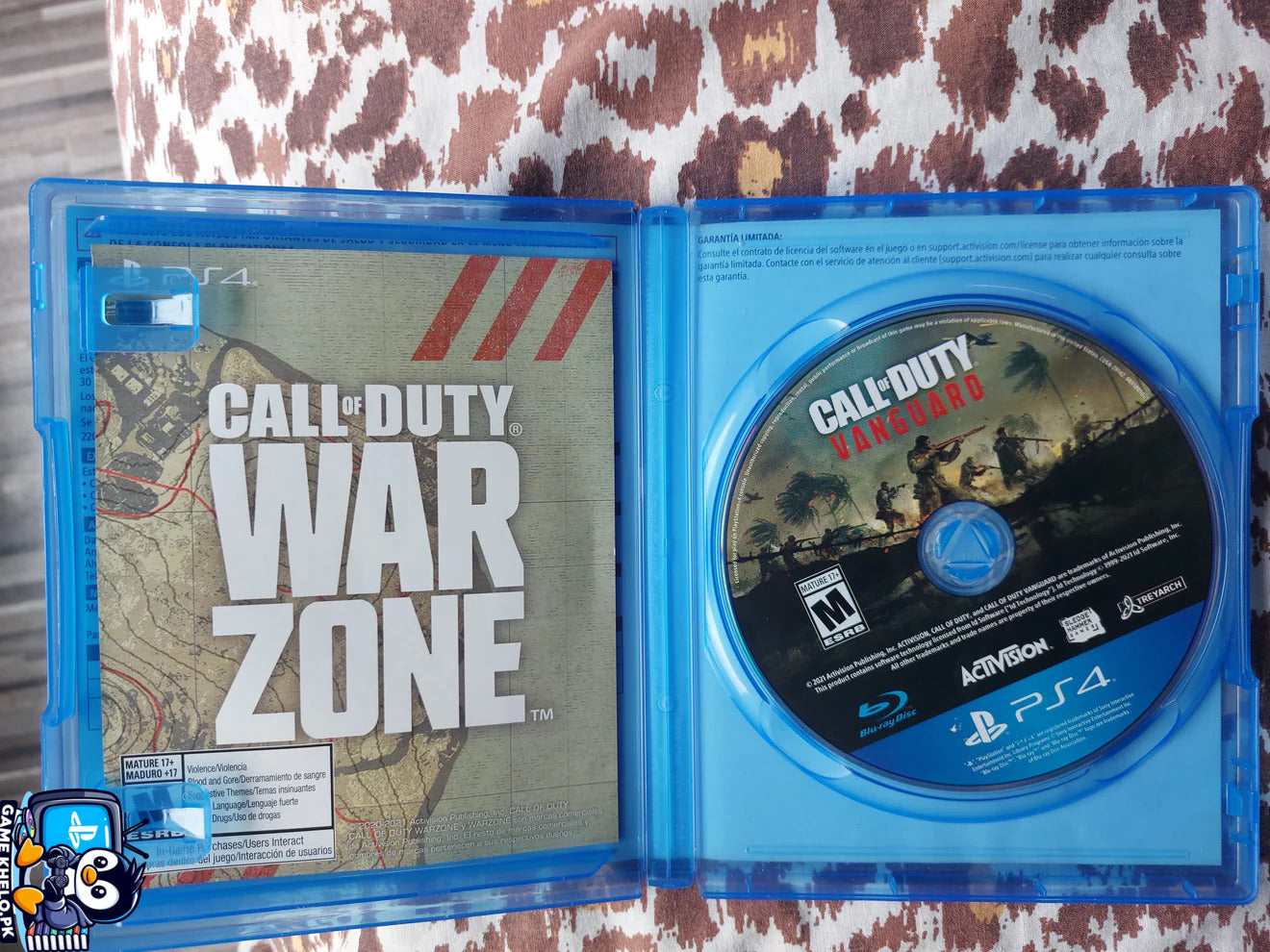 Call of Duty Vanguard PS4 original game disc - tested and verified