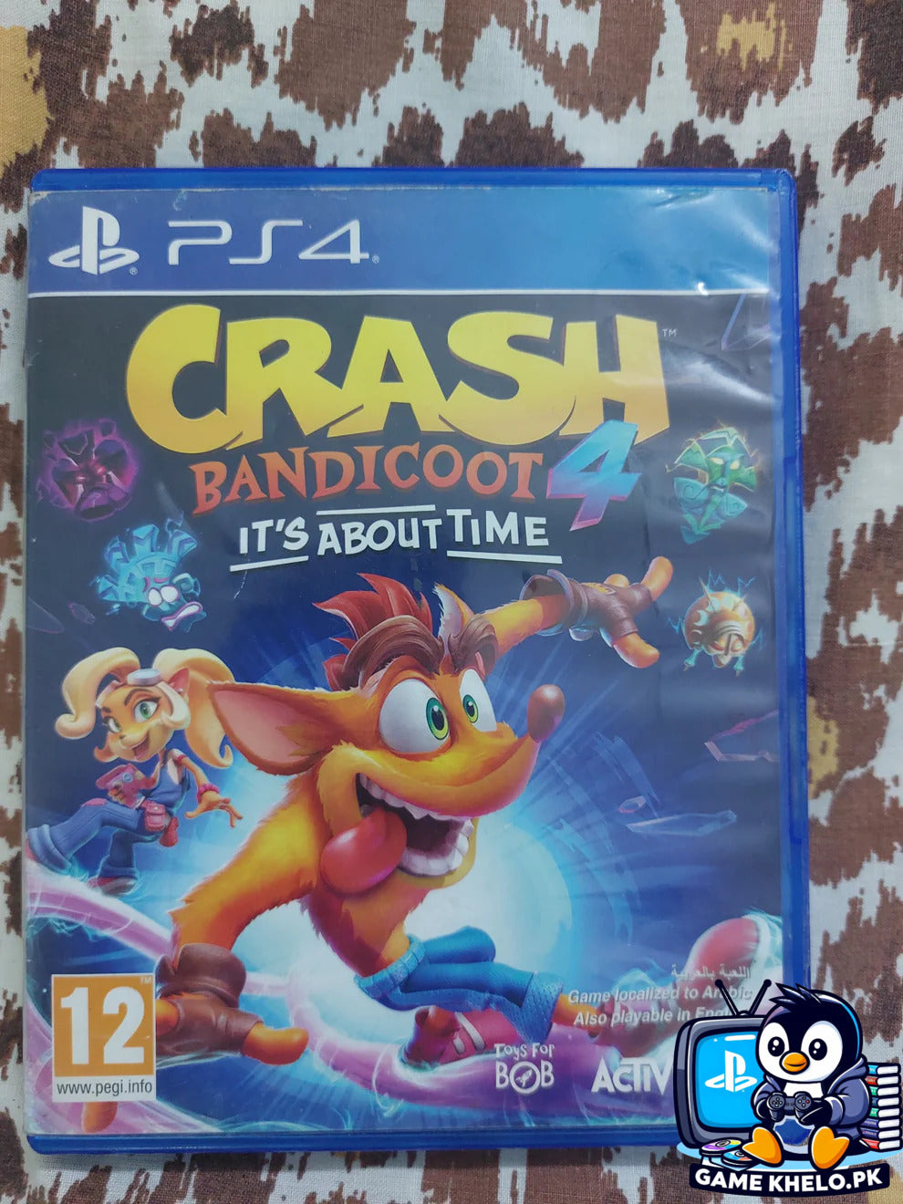 Crash Bandicoot 4: It's About Time PS4 Front Cover - Game Khelo Islamabad