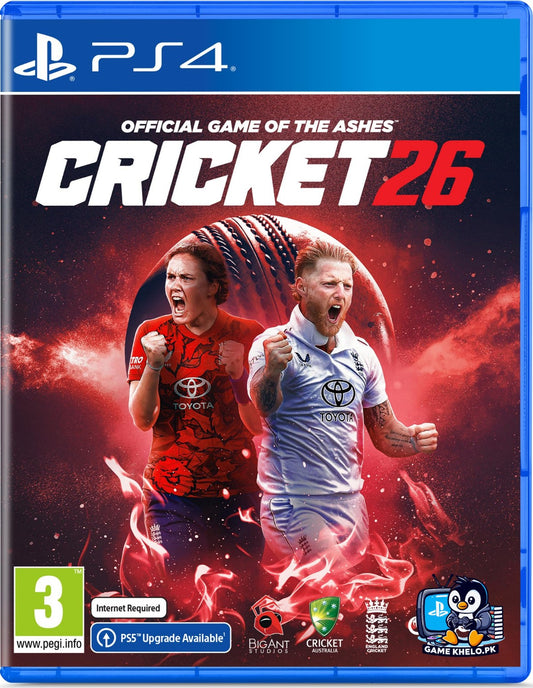 Brand new sealed Cricket 26 PS4 game case on GameKhelo Pakistan