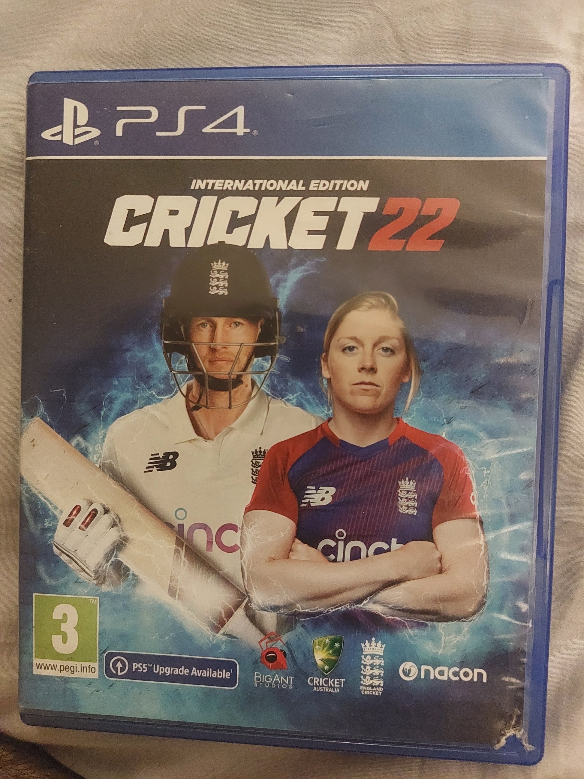 Cricket 22 PS4 Cover Front - Game Khelo Islamabad