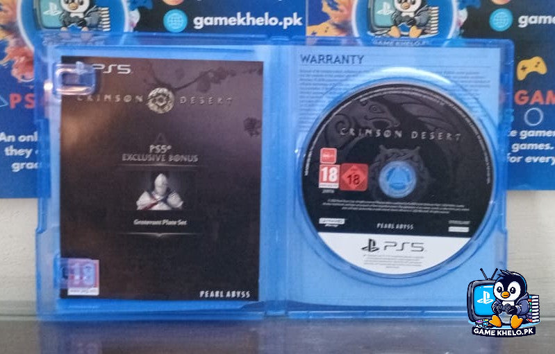 Crimson Desert PS5 Day One Edition Disc Closeup - Game Khelo Islamabad Pakistan