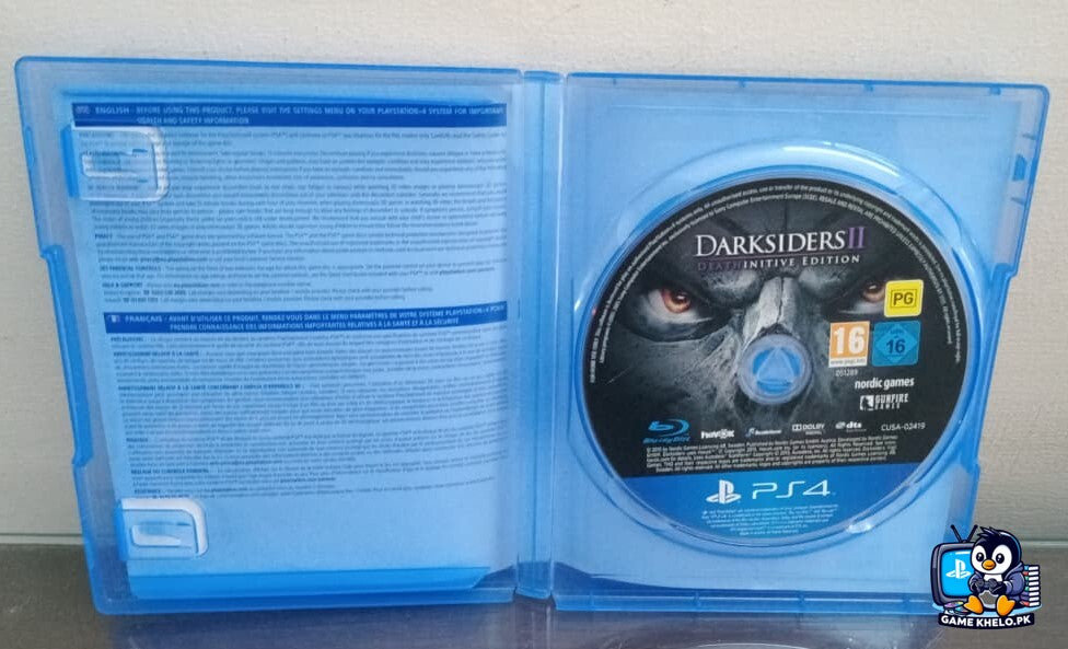 "Darksiders 2 Deathinitive Edition PS4 Used PlayStation game available at GameKhelo Islamabad Pakistan"