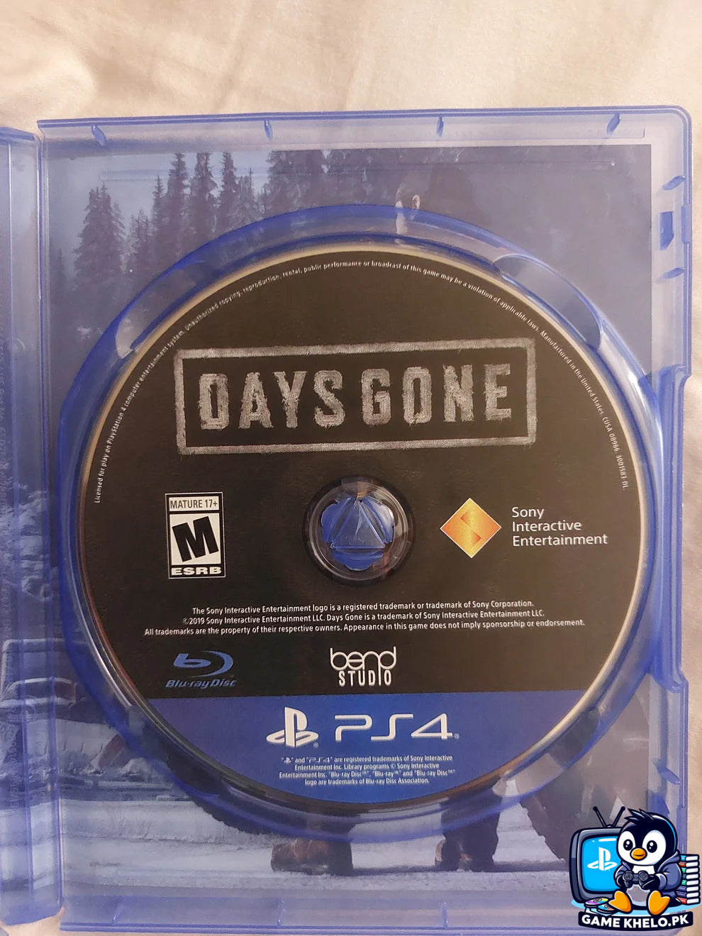 Days Gone PS4 original game disc - tested and verified