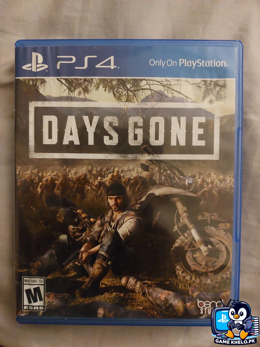 Days Gone PS4 game front cover - used disc Pakistan