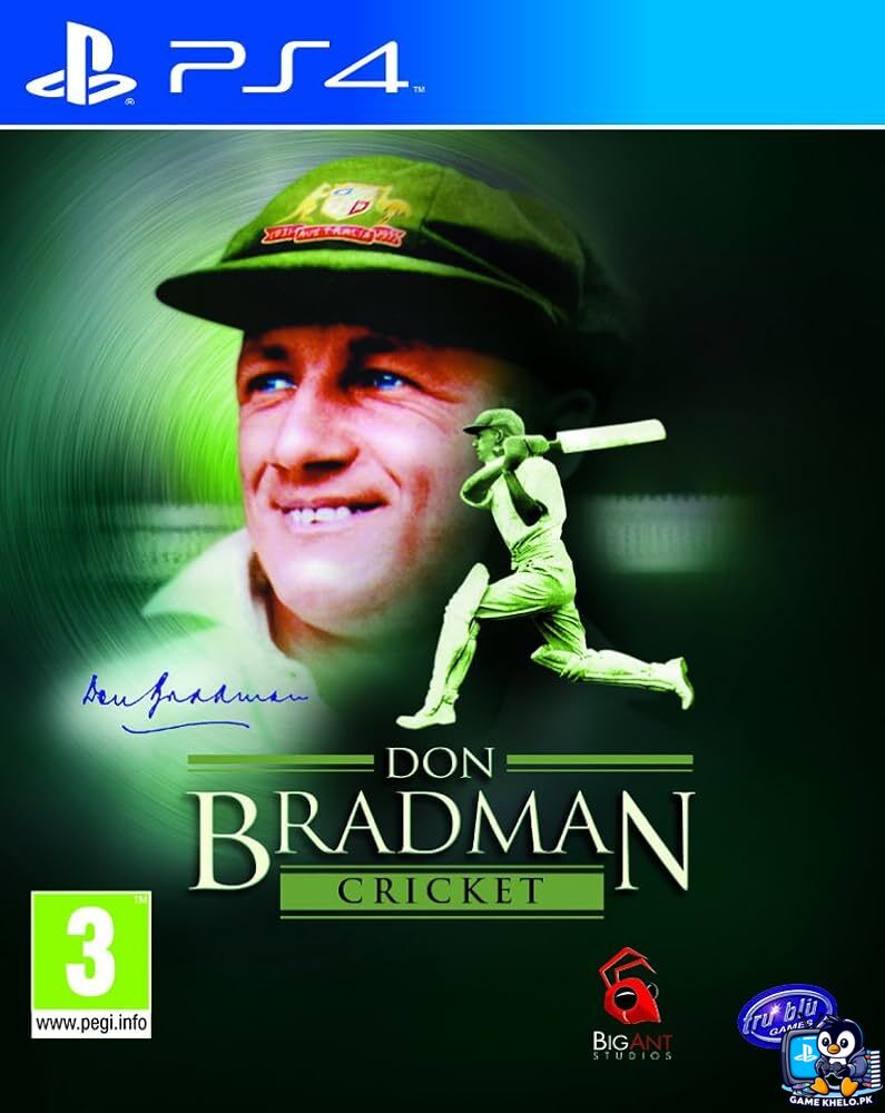 "Don Bradman Cricket PS4 Used PlayStation game available at GameKhelo Islamabad Pakistan"