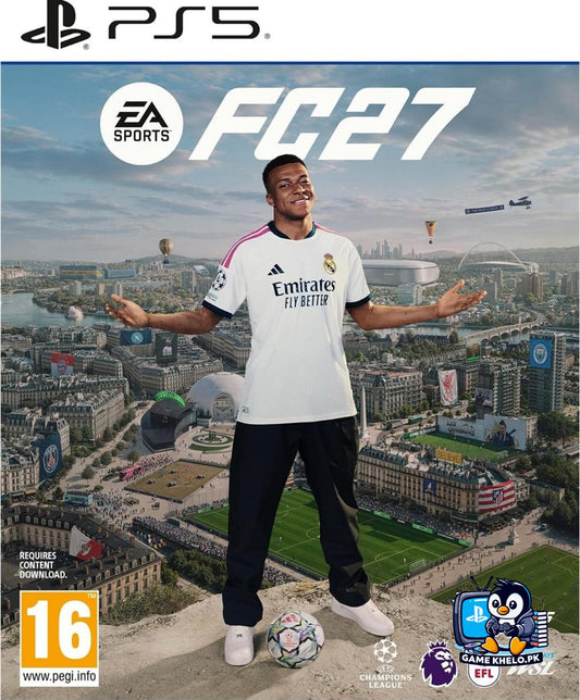Brand new sealed EA Sports FC 27 PS5 game case on GameKhelo Pakistan