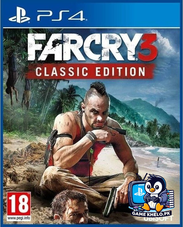 Far Cry 3 PS4 Classic Edition - Pre Owned PlayStation Game Available At Game Khelo Islamabad Pakistan
