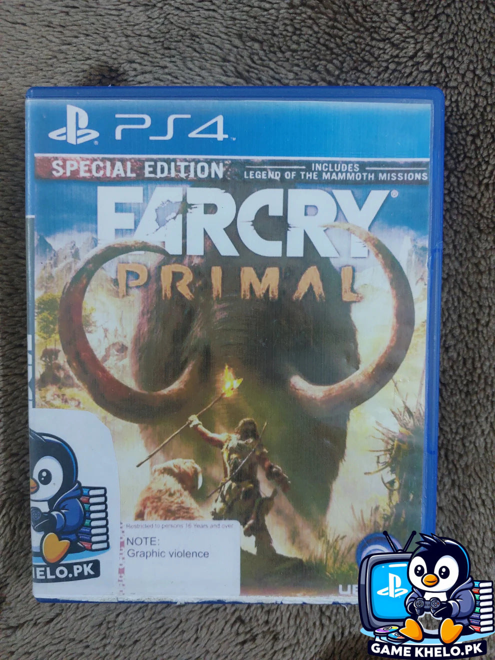 Far Cry Primal PS4 Front Cover - Game Khelo