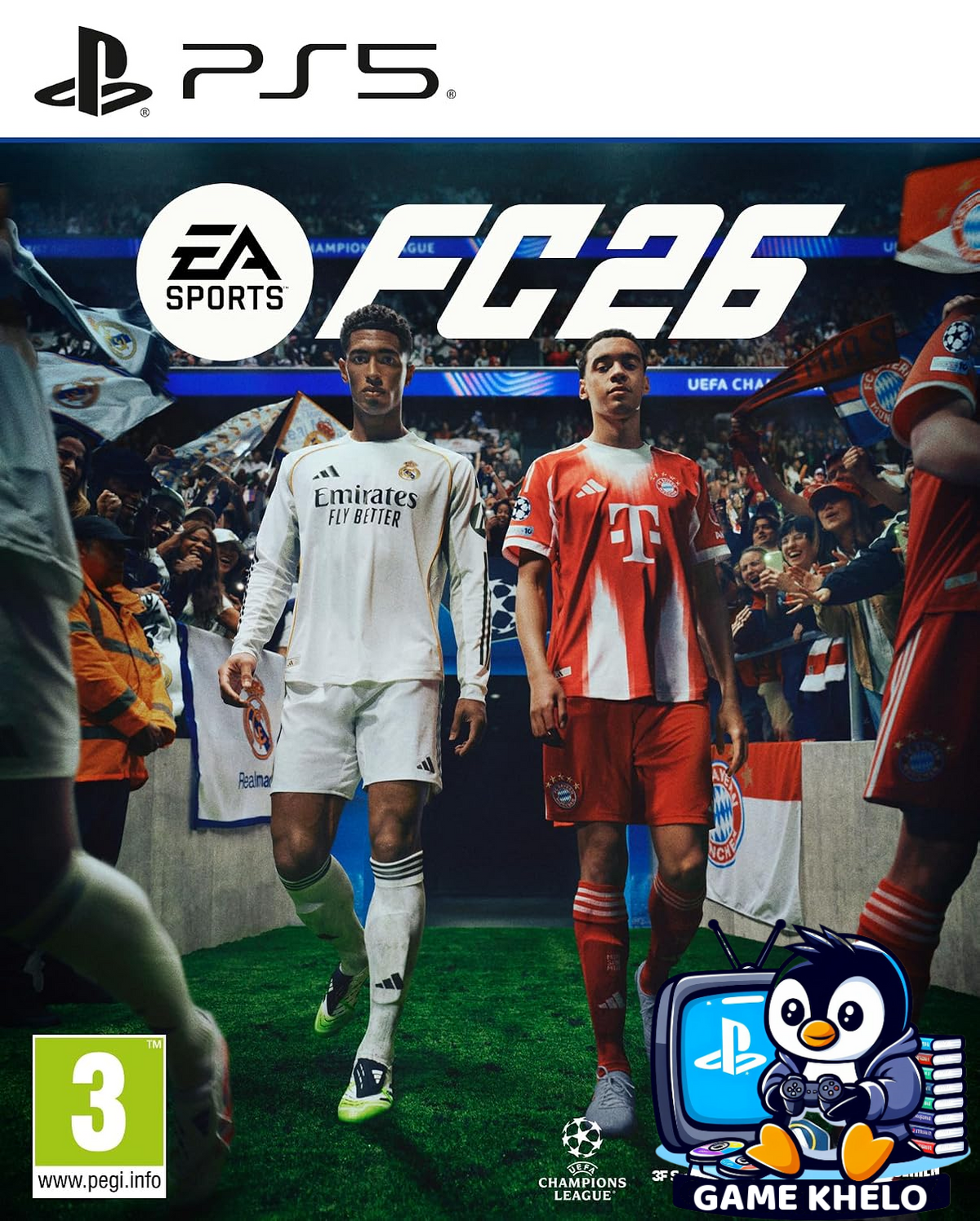 Brand new sealed EA Sports FC 26 PS5 game case on GameKhelo Pakistan
