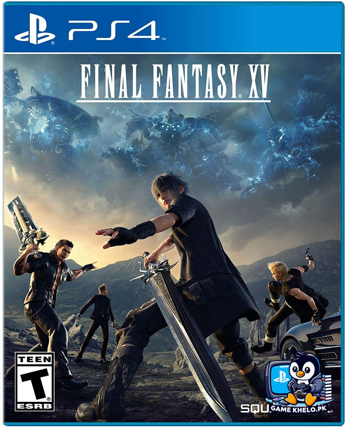 Pre-owned Final Fantasy XV PS4 game case on GameKhelo Pakistan