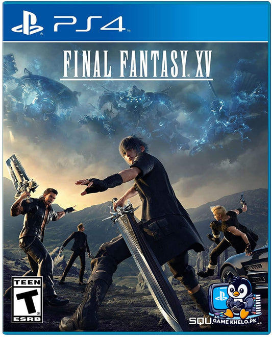 Pre-owned Final Fantasy XV PS4 game case on GameKhelo Pakistan