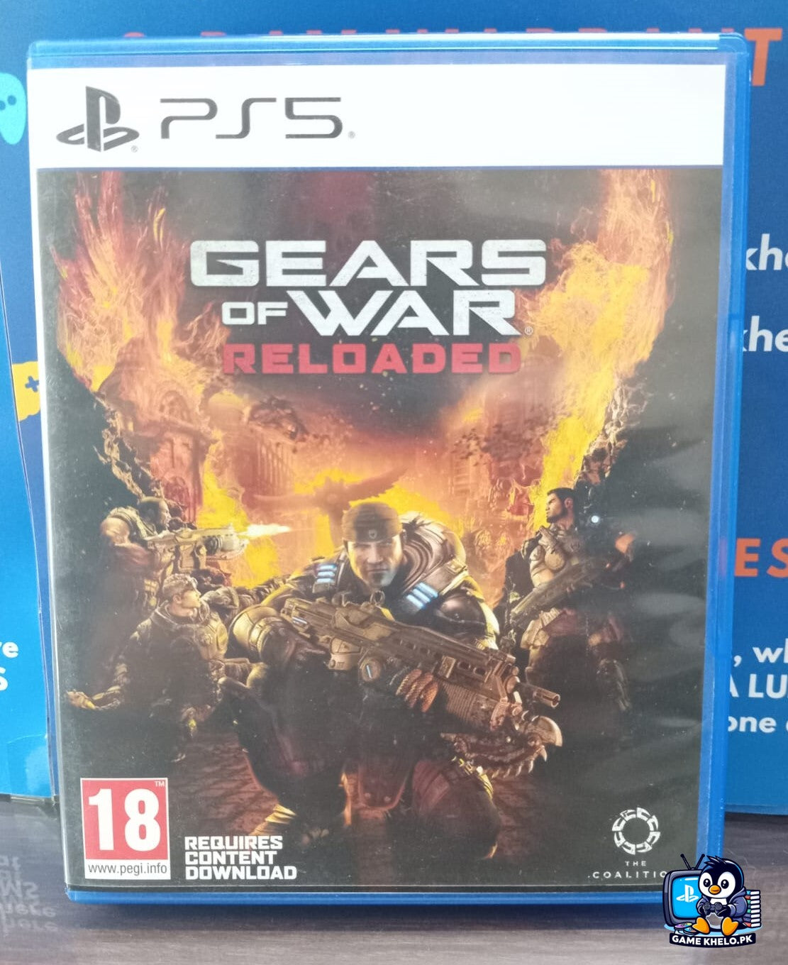 Gears of War Reloaded PS5 front cover art