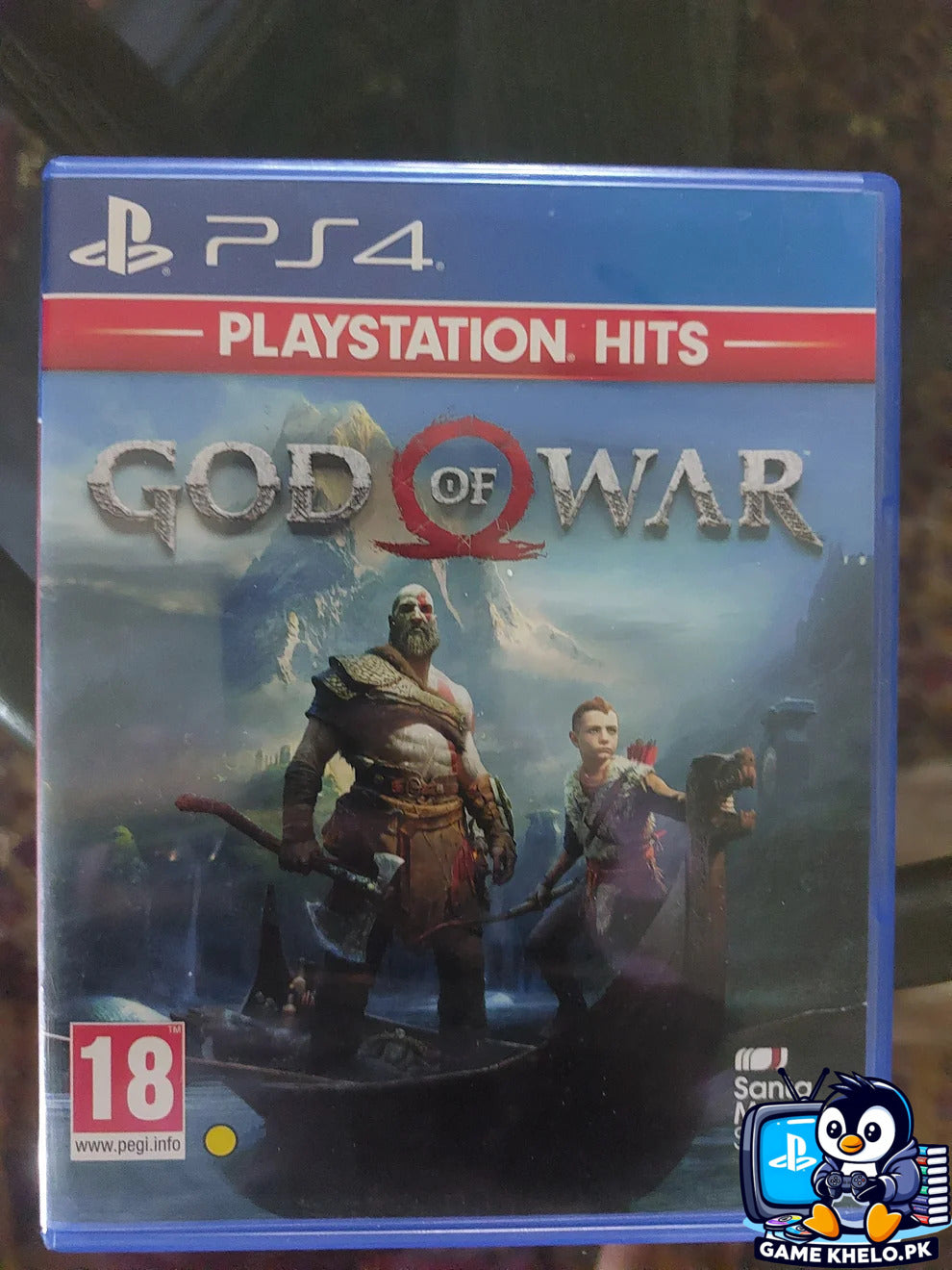 God Of War PS4 Front Cover