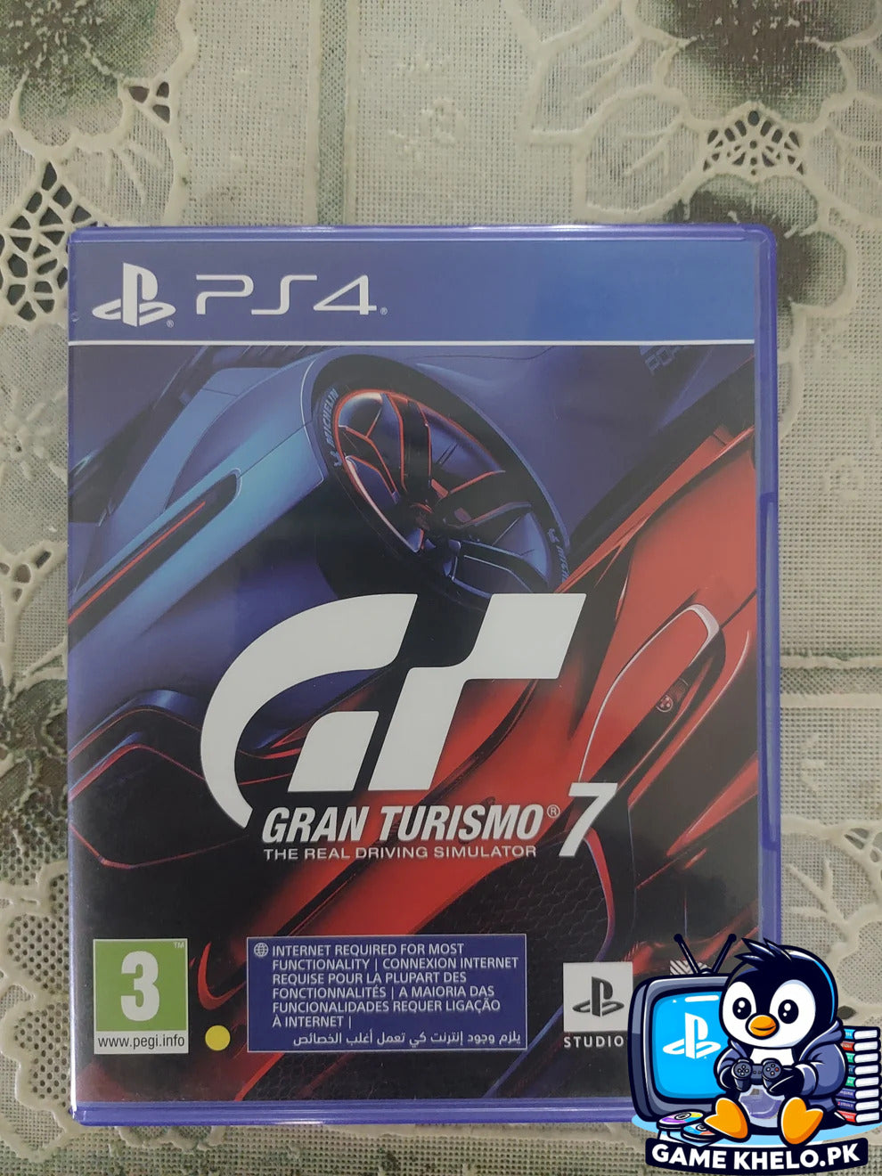 Gran Turismo 7 PS4 Front Cover -  Game Khelo Islamabad Pakistan