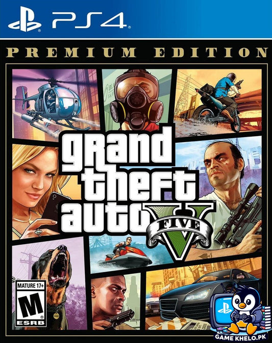 GTA 5 PS4 - Used PlayStation Game Available at Game Khelo Islamabad Pakistan