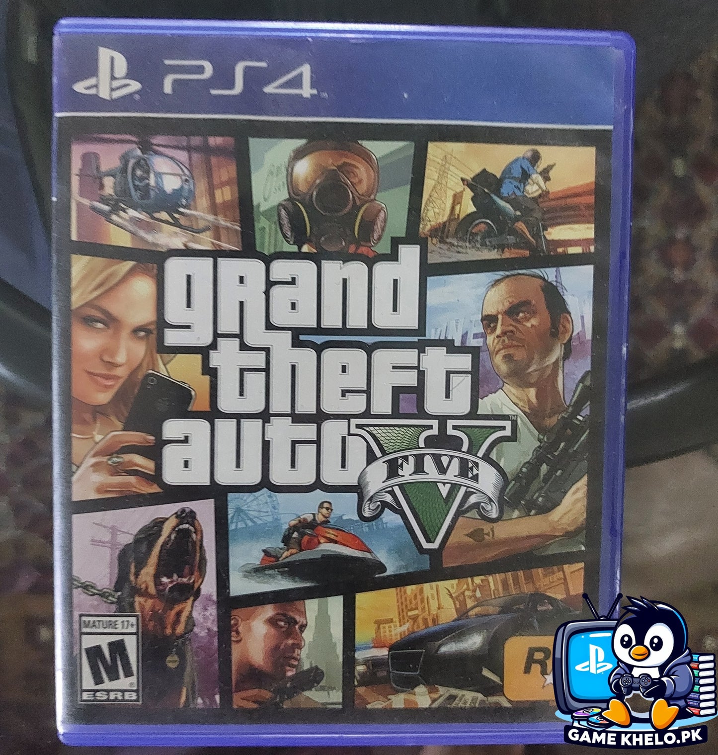 GTA 5 PS4 Cover Front - Game Khelo Islamabad