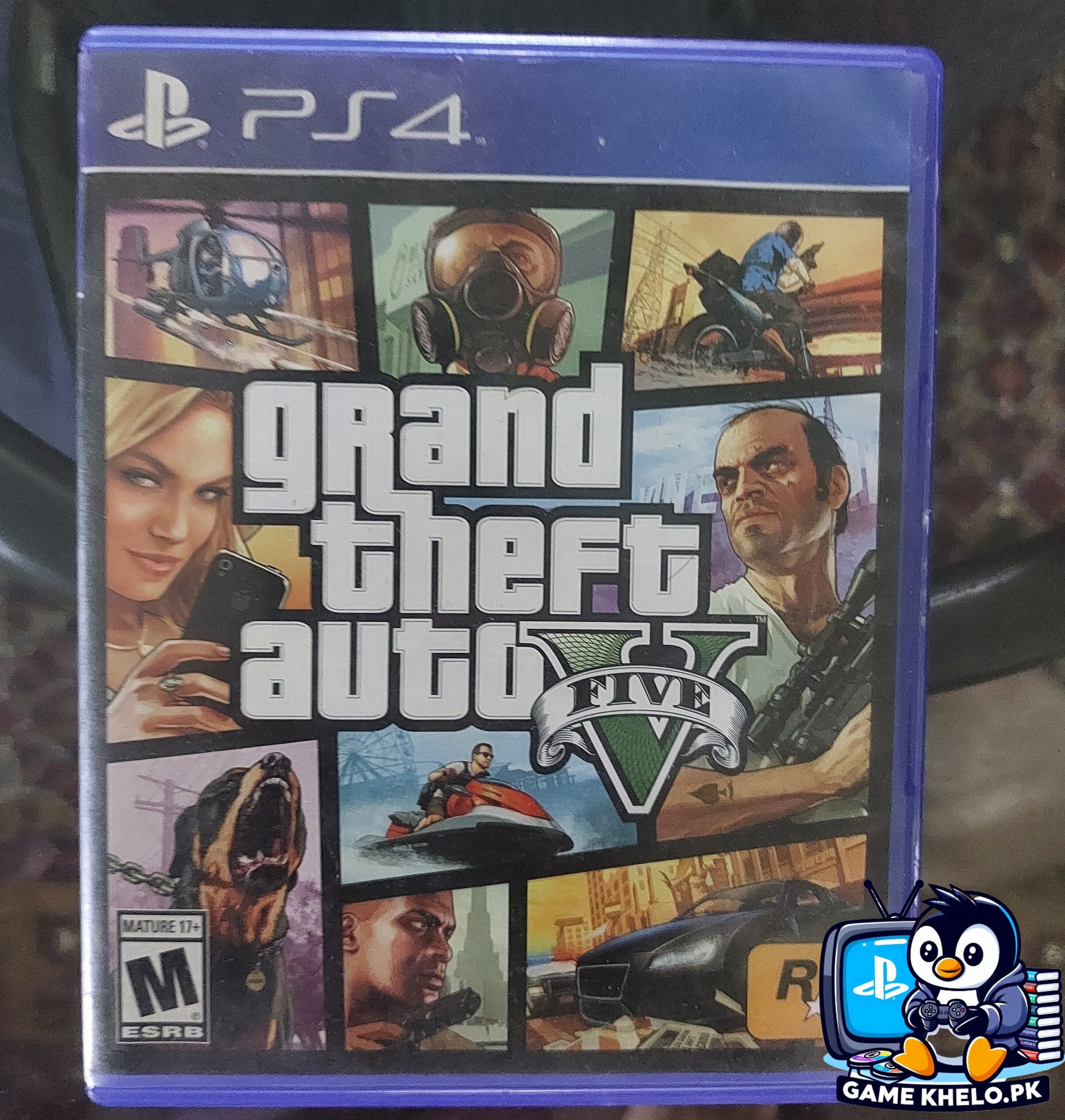 GTA 5 PS4 Cover Front - Game Khelo Islamabad
