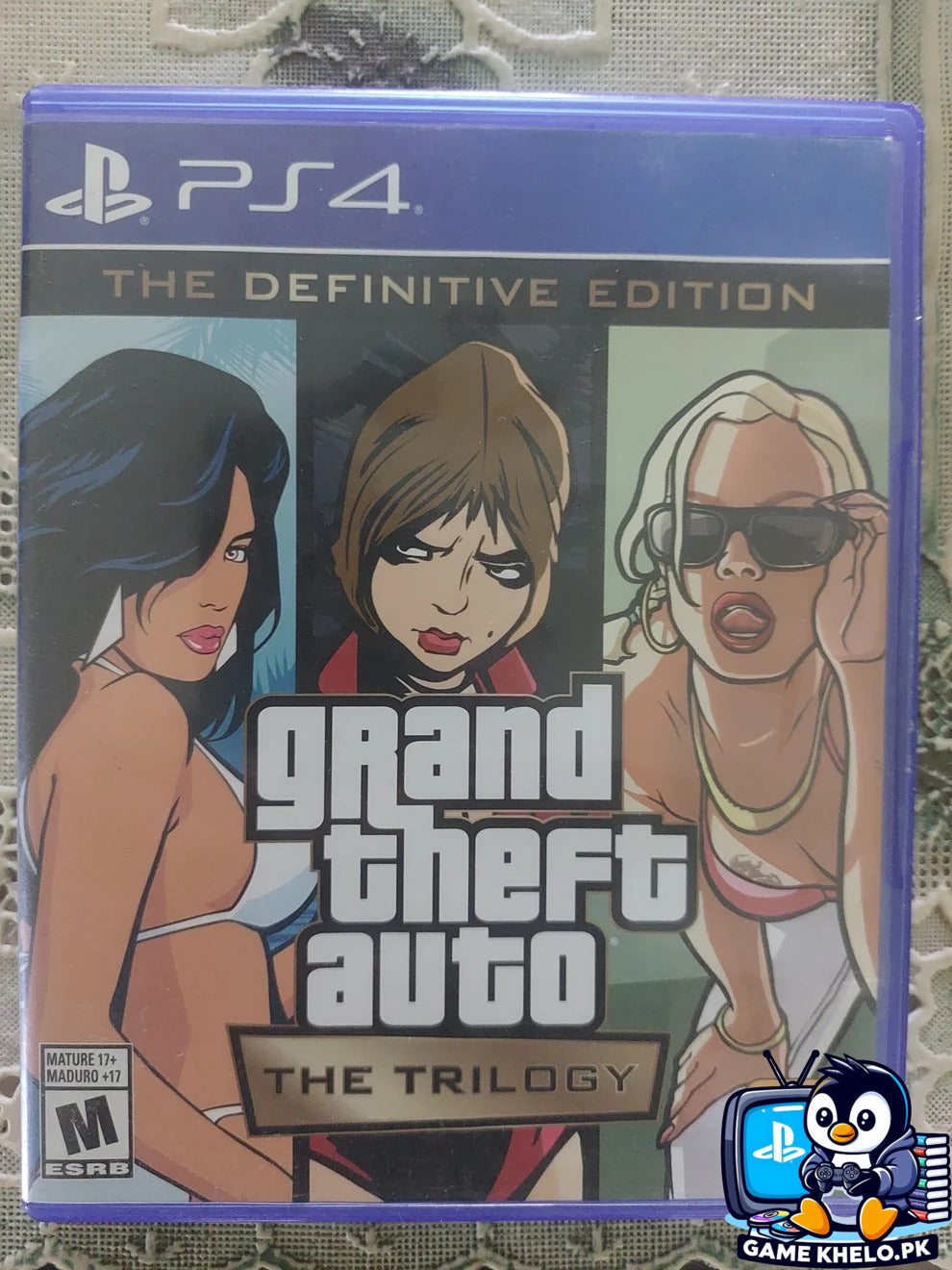 Grand Theft Auto: Trilogy - The Definitive Edition (GTA Trilogy) PS4 Front Cover - Game Khelo Islamabad 