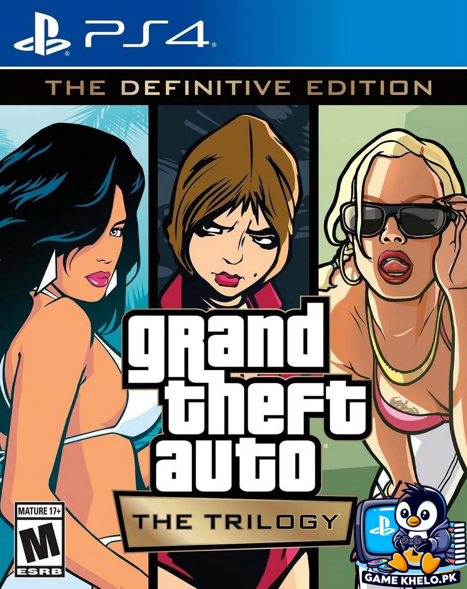 Grand Theft Auto: Trilogy - The Definitive Edition (GTA Trilogy) Available at Game Khelo Islamabad Pakistan