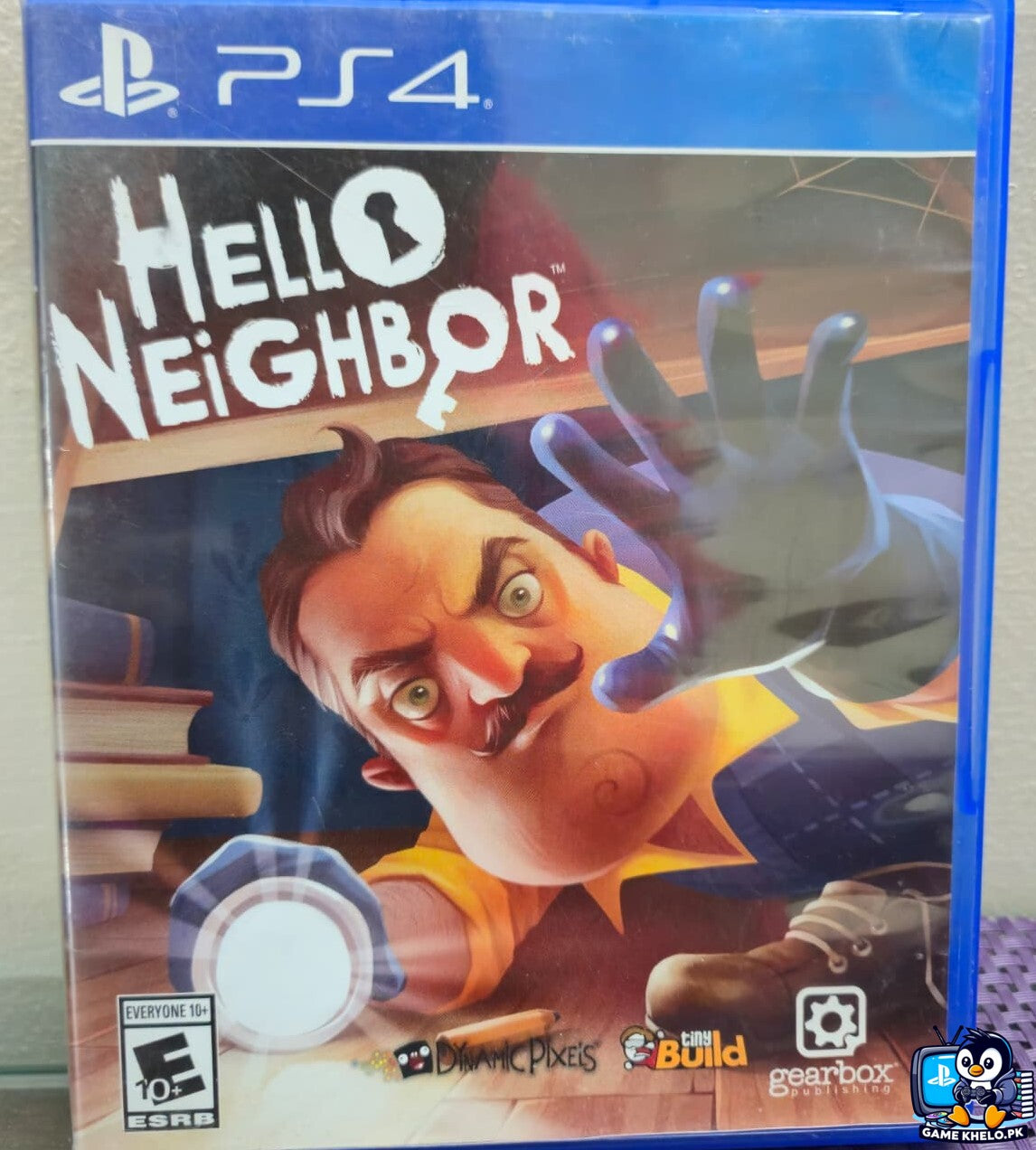 "Hello Neighbor PS4 Used PlayStation game available at GameKhelo Islamabad Pakistan"4