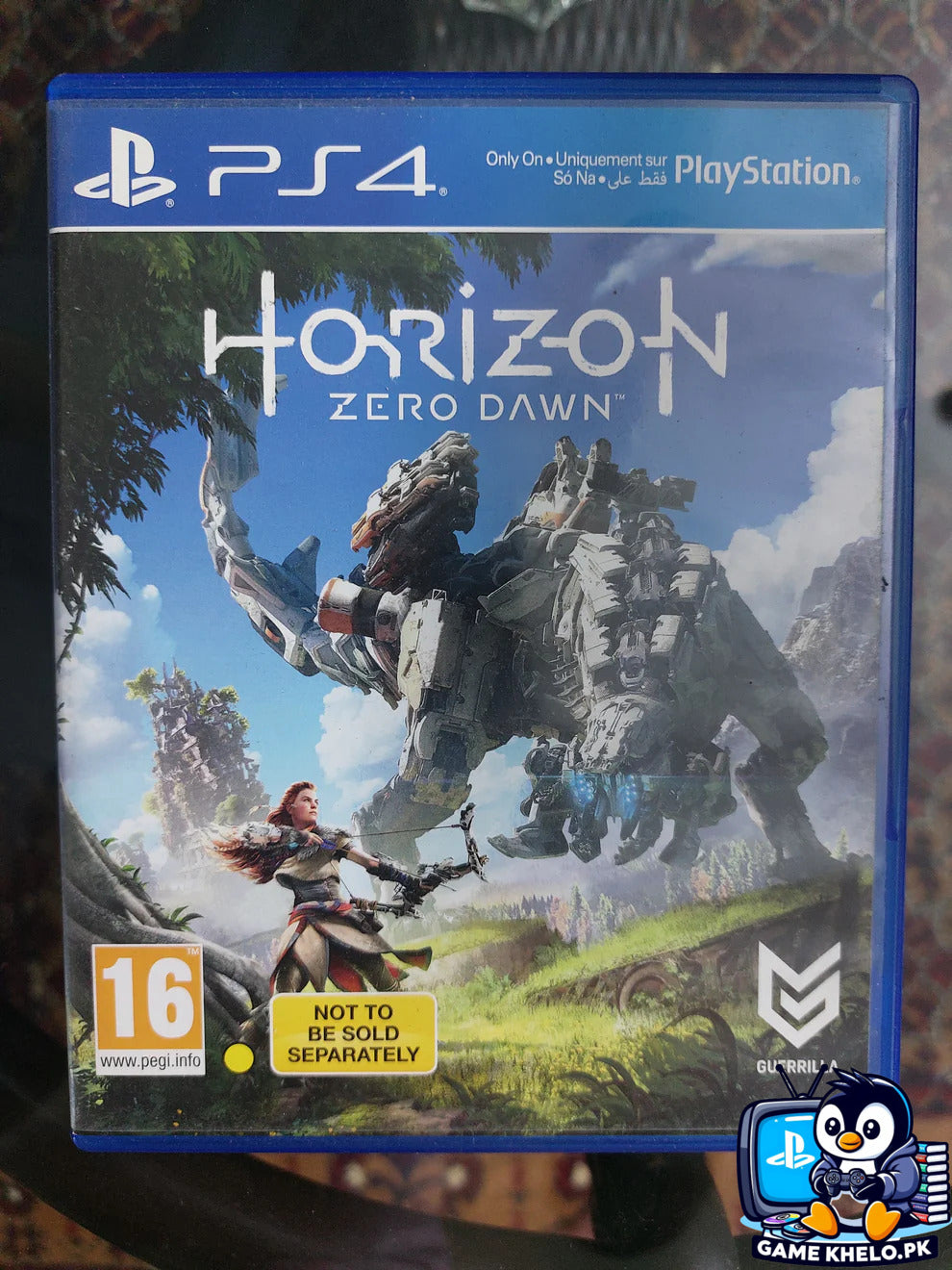 Horizon Zero Dawn PS4 Standard Edition Front Cover - Game Khelo 