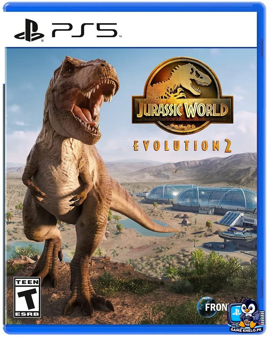 Jurassic World Evolution 2 PS5 disc – used game for sale at Gamekhelo Pakistan