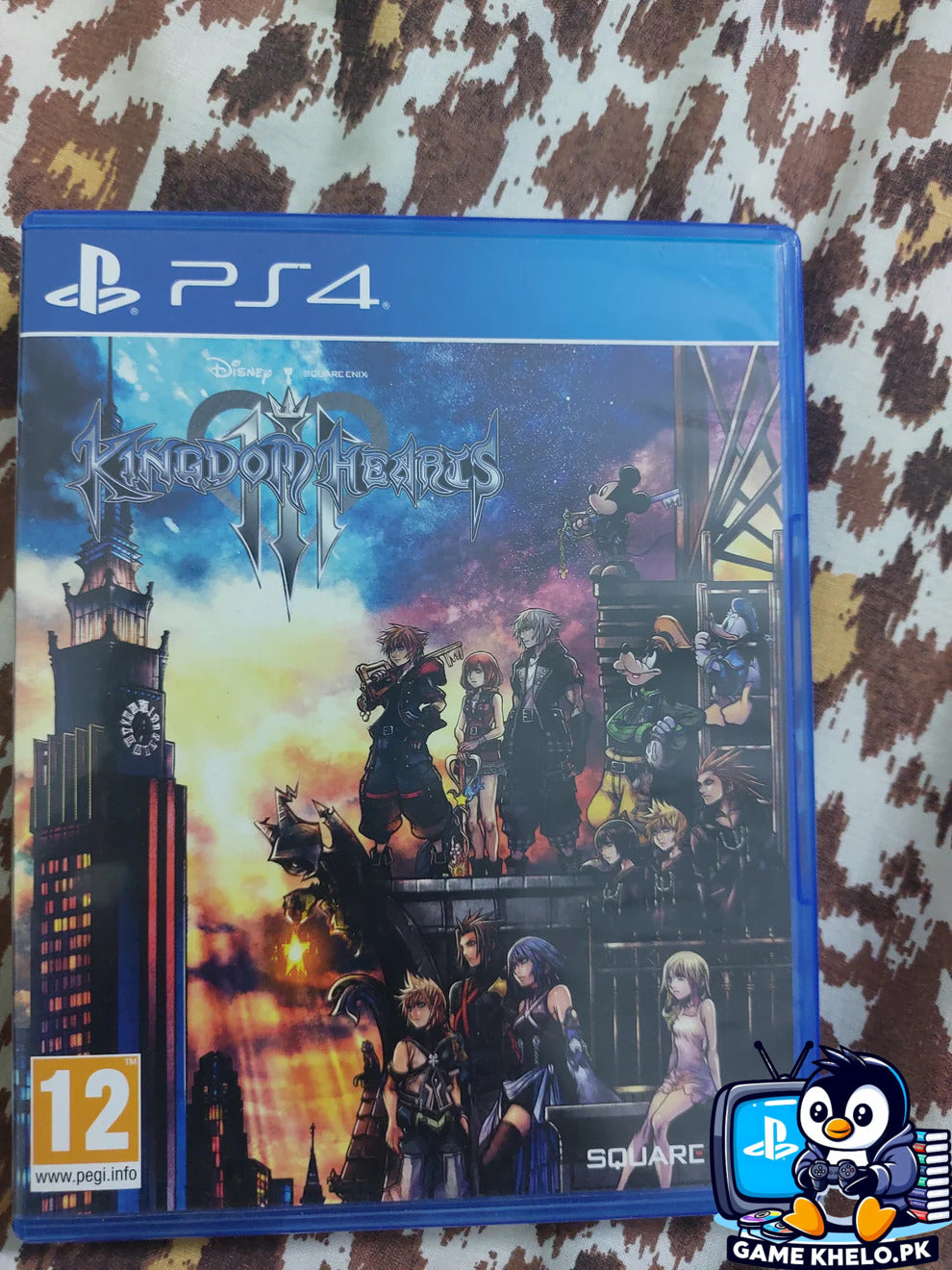 Kingdom Hearts 3 PS4 Front Cover - Game Khelo Islamabad