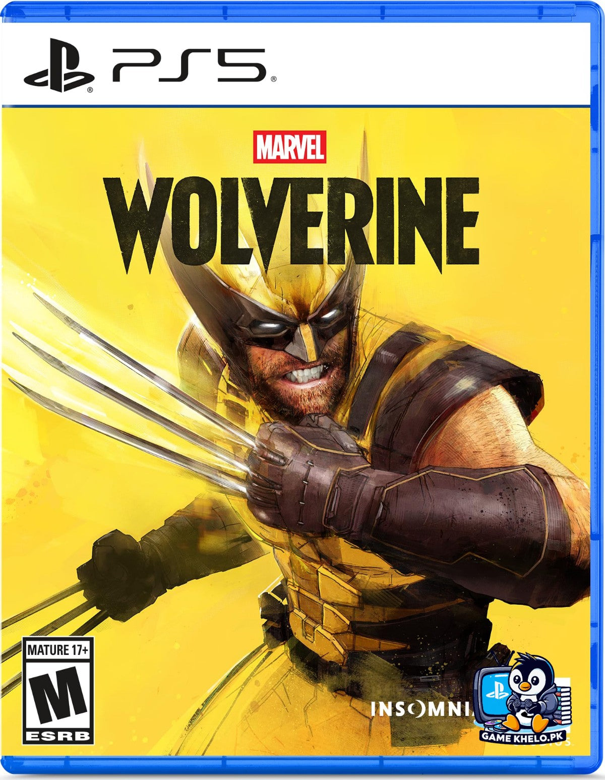 Brand new sealed Marvel's Wolverine PS5 game case on GameKhelo Pakistan