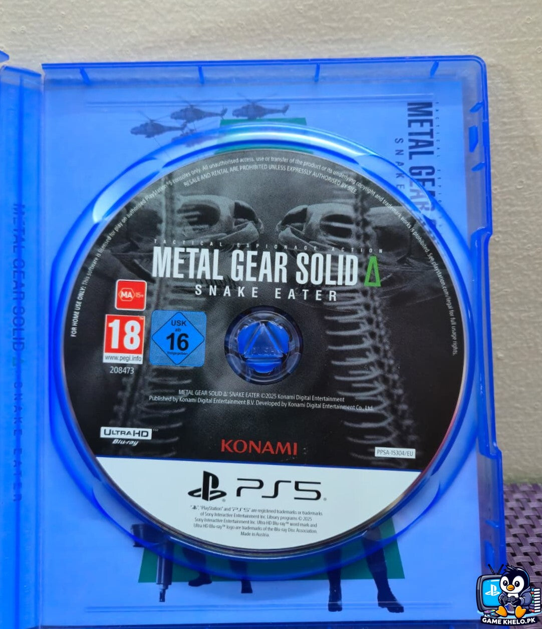 "Metal Gear Solid Delta: Snake Eater PS5 Used PlayStation game available at GameKhelo Islamabad Pakistan"5