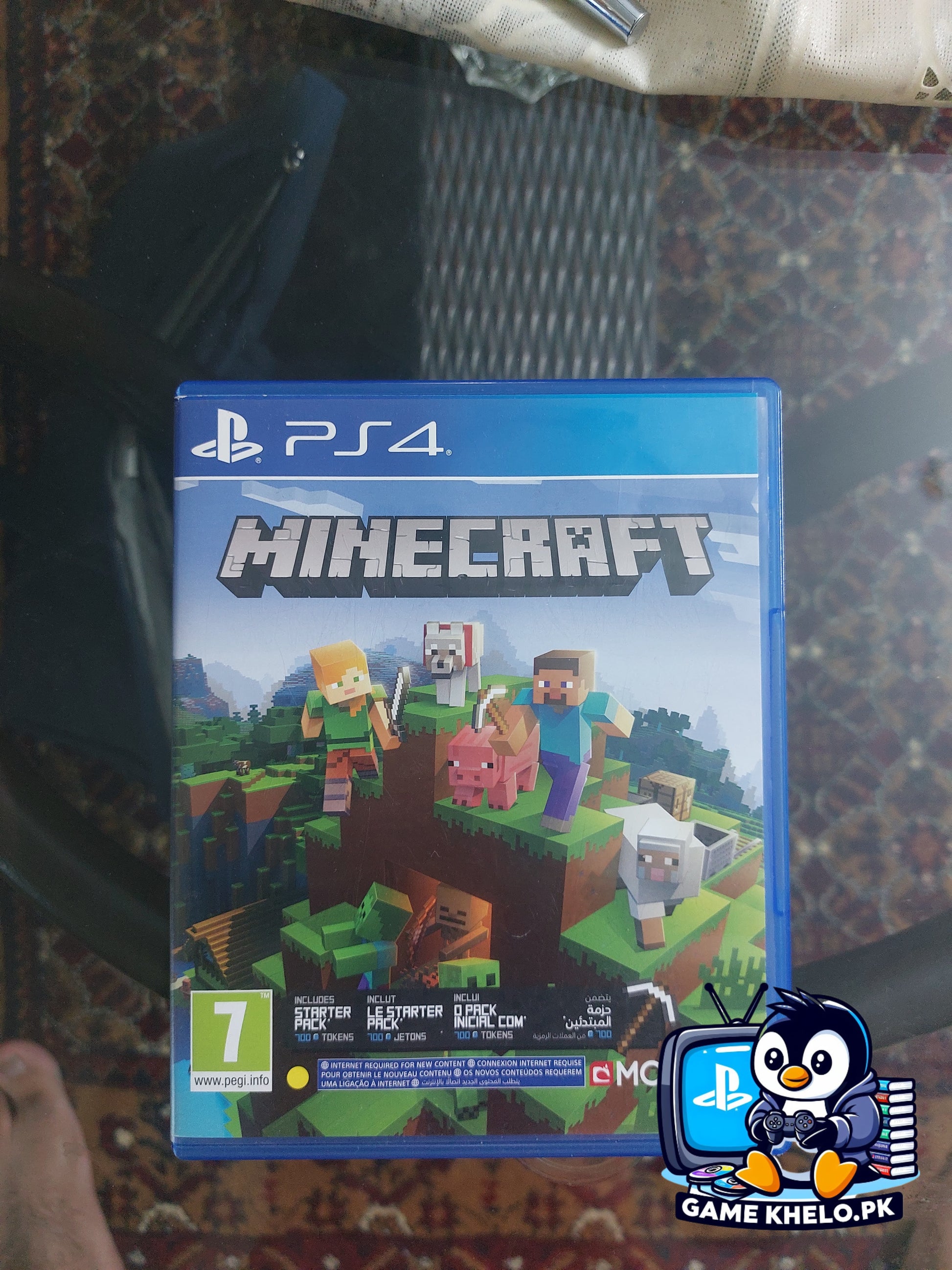Minecraft PS4 Cover Front - Game Khelo