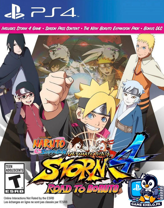 Naruto Shippuden Ultimate Ninja Storm 4 Road to Boruto PS4 Game Available at Game Khelo Islamabad Pakistan