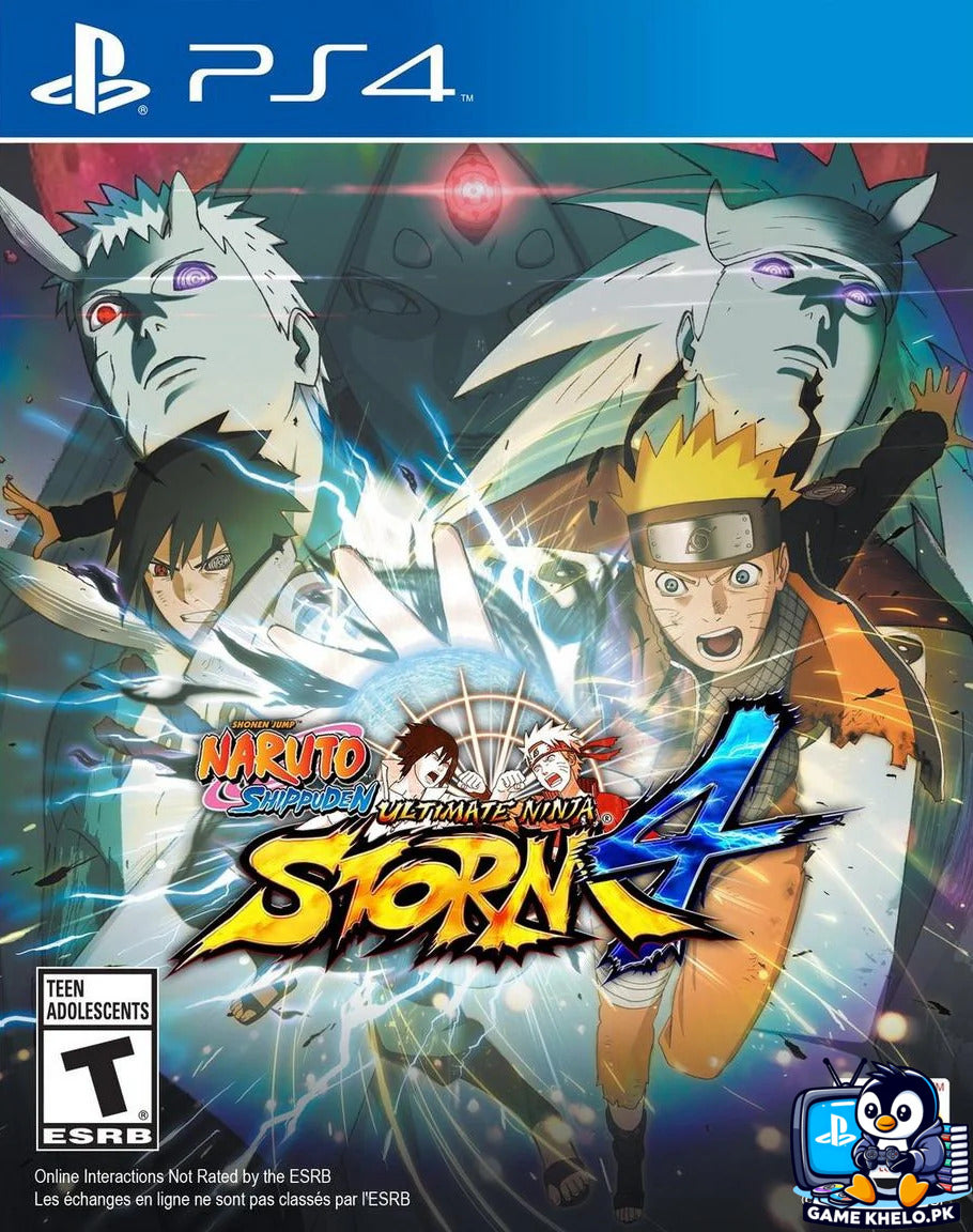 Naruto Shippuden Ultimate Ninja Storm 4 Used Game Available at Game Khelo Islamabad