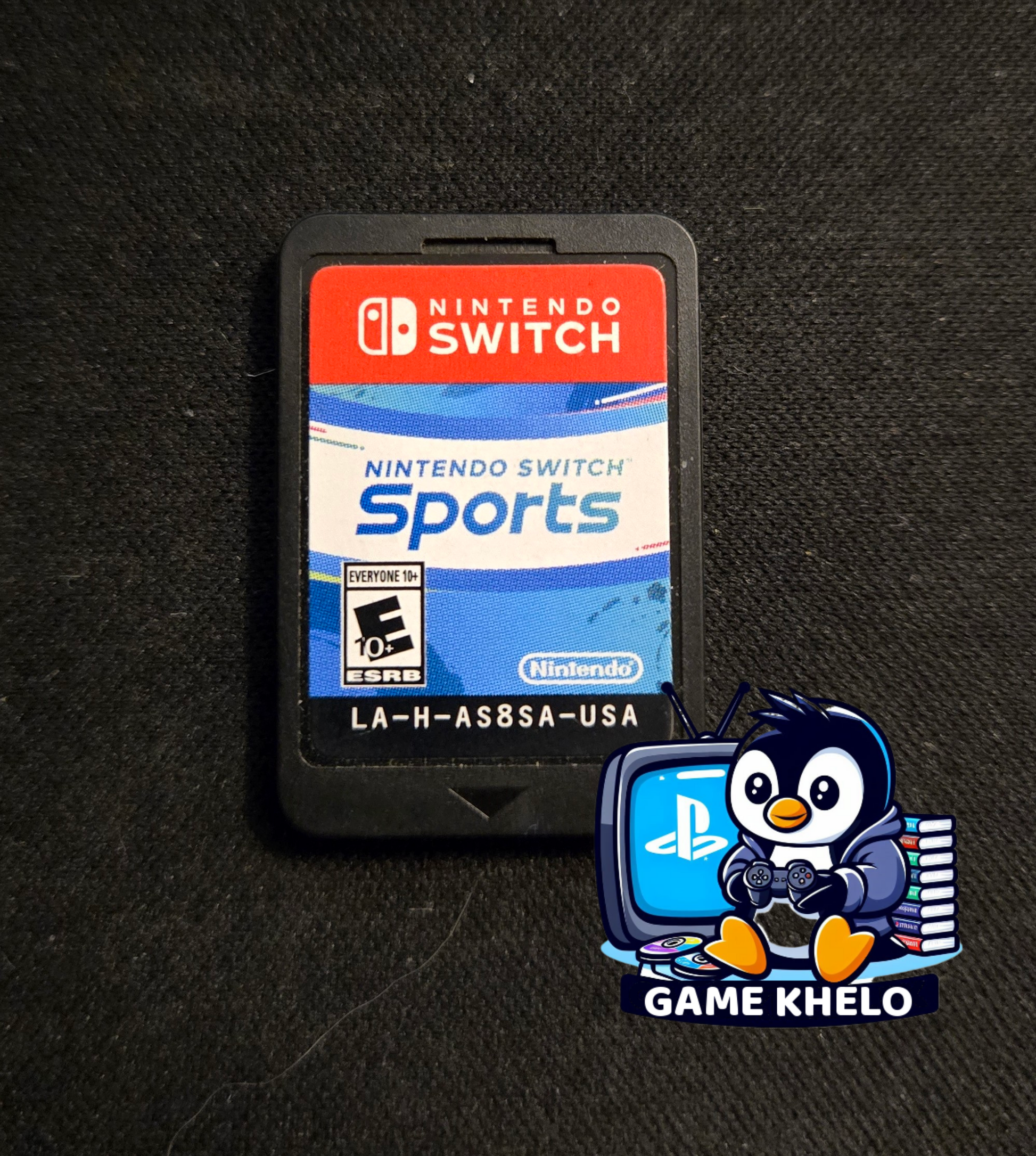 Pre-owned Nintendo Switch Sports game card and case on GameKhelo Pakistan