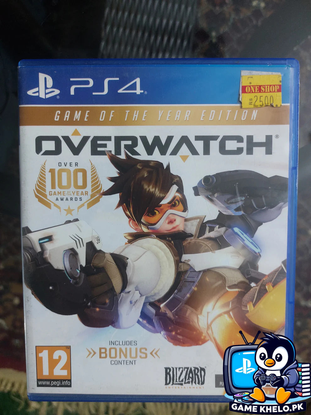 Overwatch PS4 Cover Front - Game Khelo Islamabad