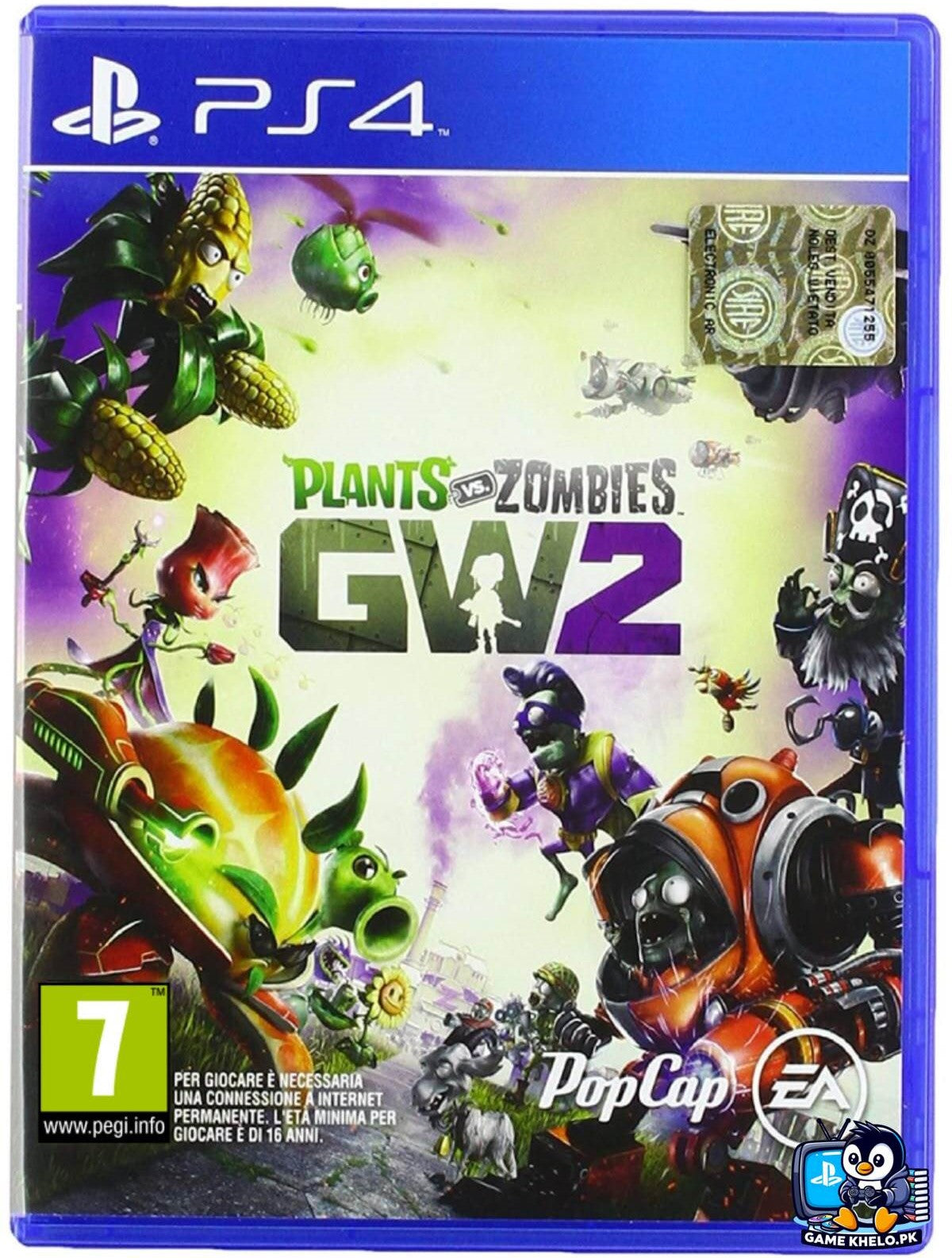 Plants vs Zombies Garden Warfare 2 PS4 disc – used game for sale at Gamekhelo Pakistan