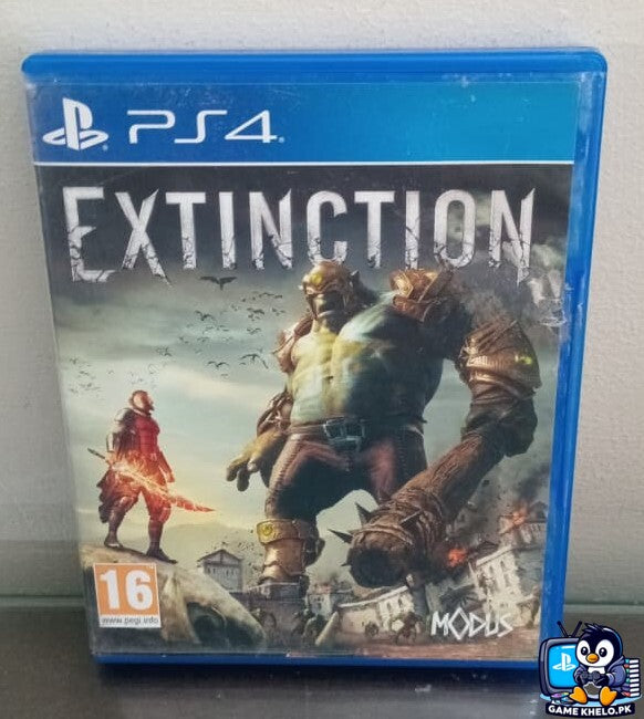 "Extinction PS4 Used PlayStation game available at GameKhelo Islamabad Pakistan"