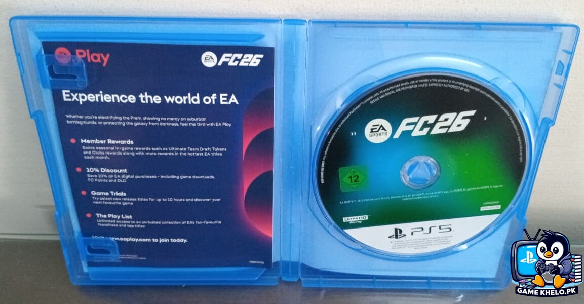 "EA Sports FC 26 PS5 Used PlayStation game available at GameKhelo Islamabad Pakistan"