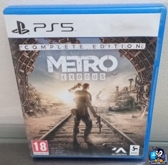 "Metro Exodus PS5 Used PlayStation game available at GameKhelo Islamabad Pakistan"