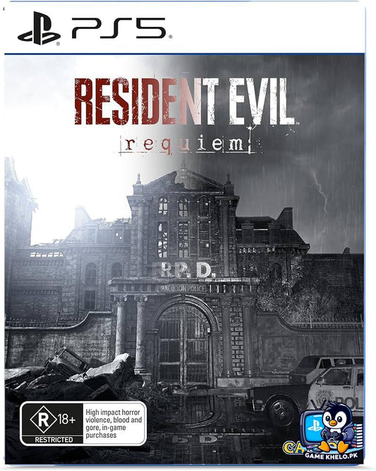 Resident Evil Requiem PS5 disc – used game available at Gamekhelo Pakistan
