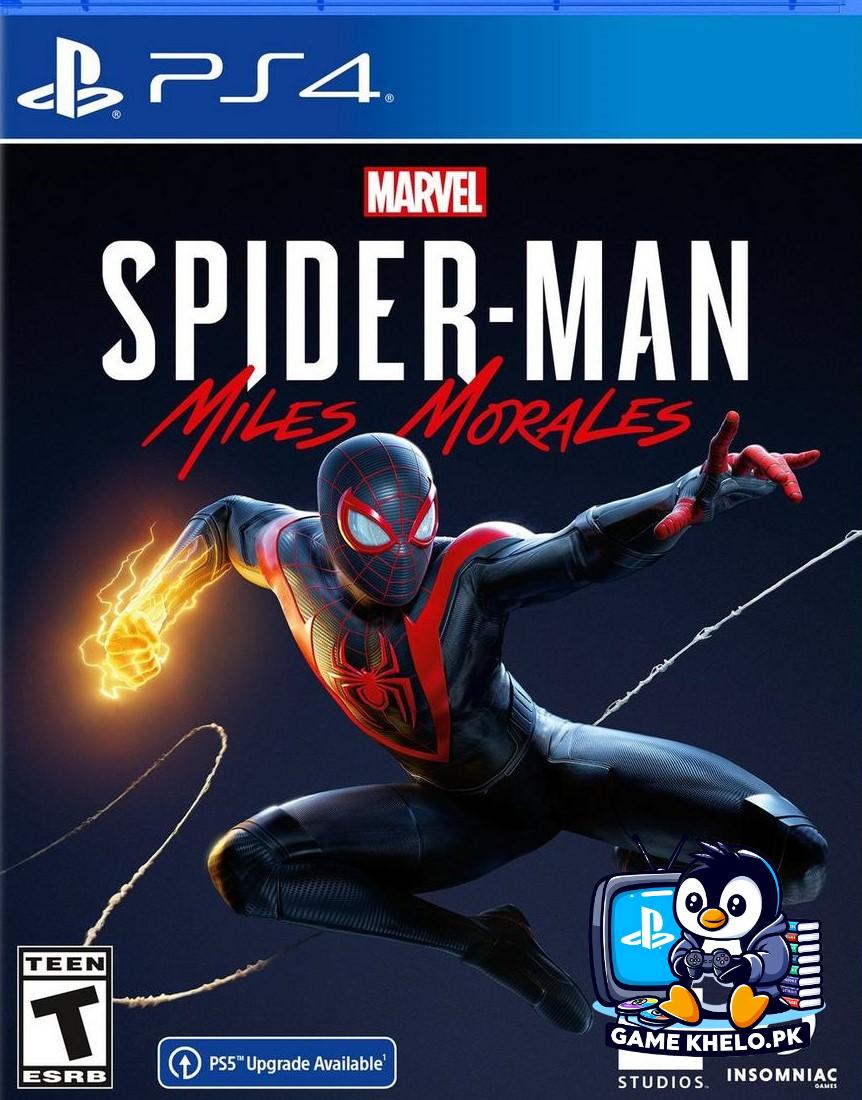 Marvel's Spider Man Miles Morales PS4 - Used PlayStation Game Available At Game Khelo Islamabad Pakistan