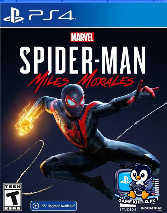 Marvel's Spider Man Miles Morales PS4 - Used PlayStation Game Available At Game Khelo Islamabad Pakistan