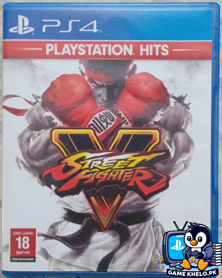 Street Fighter 5 PS4 Front Cover - Game Khelo Pakistan