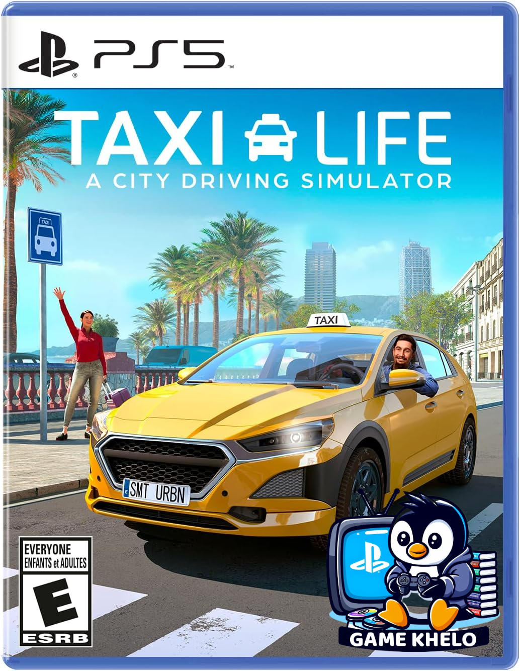 Pre-owned Taxi Life A City Driving Simulator PS5 game case on GameKhelo Pakistan
